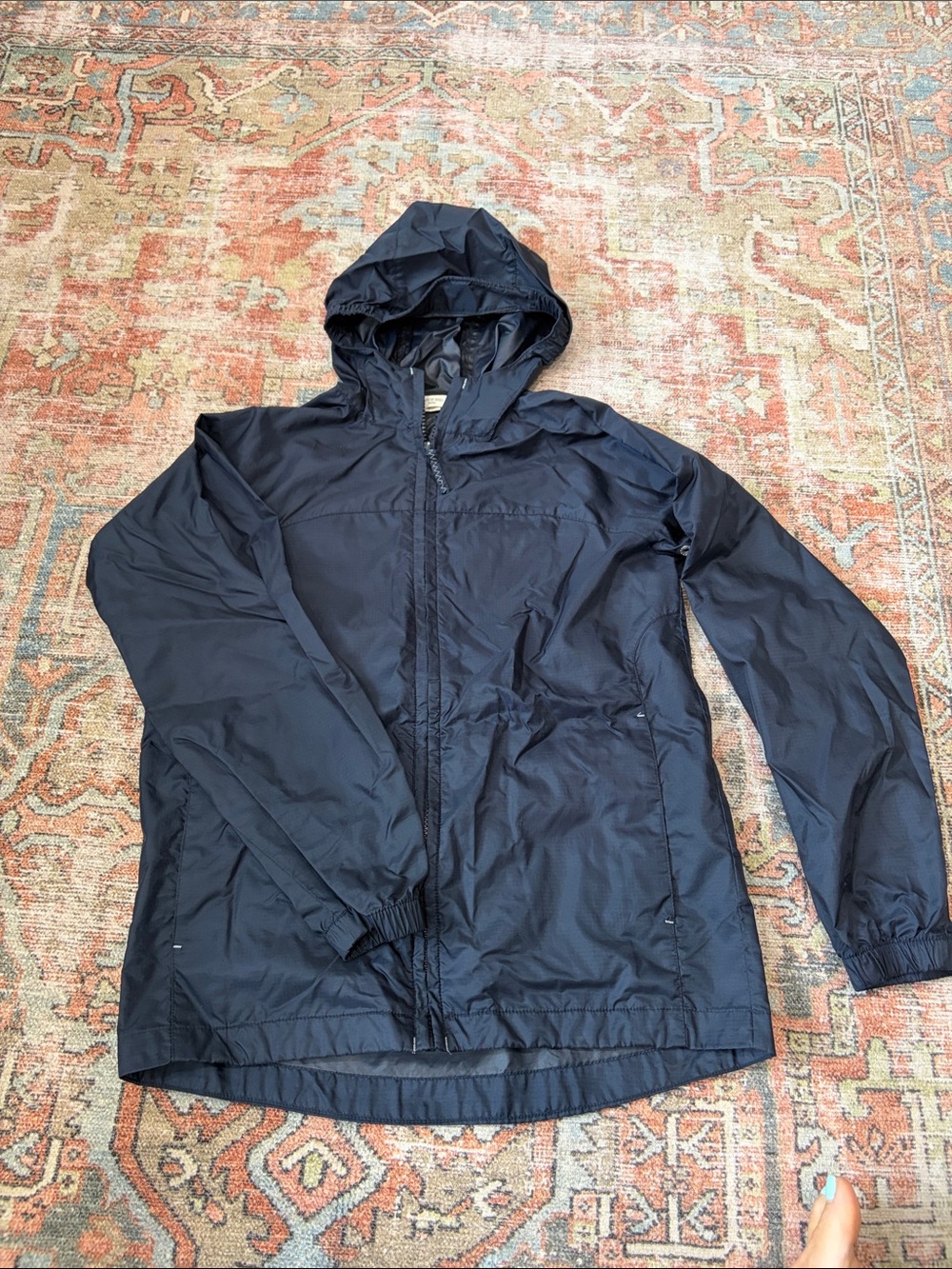 Boys Lands End rain jacket